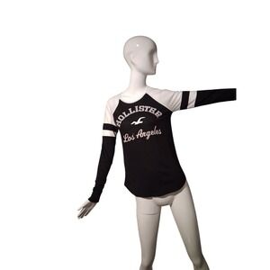 Y2k Hollister‎ LA Women's Graphic Long Sleeve Academia Preppy Grungecore T-Shirt